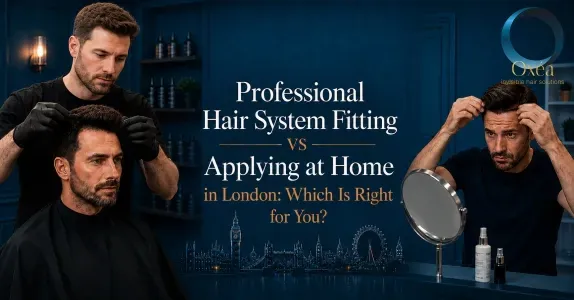 Professional Hair System Fitting vs Applying at Home in London Which Is Right for You